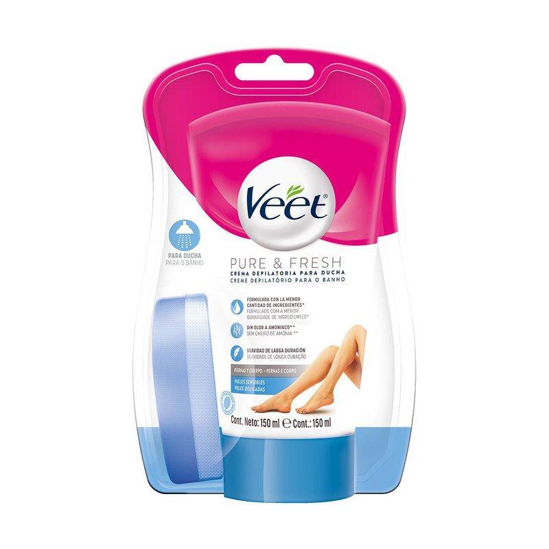 Creme Depilatório Veet Pure & Fresh para o Banho 150ml Creme Depilatório Veet Pure & Fresh para o Banho 150ml