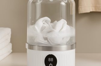 Mini Máquina de Lavar Portátil 1L Sem Fio Recarregável 2 Modos Lavagem Rápida à Prova D’Água - Washing Machines & Dryers vendido por Keedi Eletrônicos