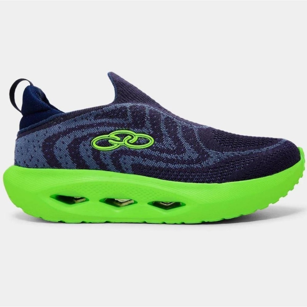 Tênis Infantil Olympikus Pixel – Marinho e Verde Tênis Infantil Olympikus Pixel – Marinho e Verde