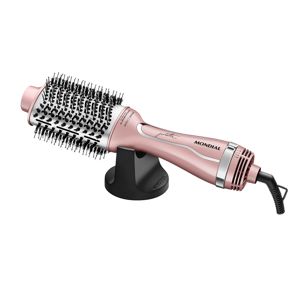 Escova Secadora Mondial By Juliette 3 em 1 1300W ES-JU-01 Golden Rose Bivolt Escova Secadora Mondial By Juliette 3 em 1 1300W ES-JU-01 Golden Rose Bivolt