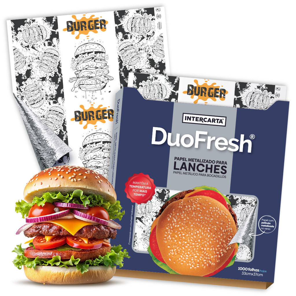 Papel Acoplado DuoFresh Térmico SPLASH 33x37cm com 1000 UN Papel Acoplado DuoFresh Térmico SPLASH 33x37cm com 1000 UN