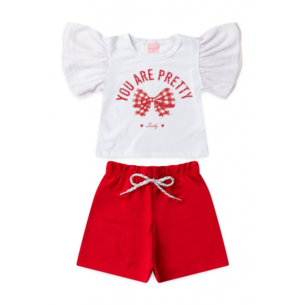 Conjunto Infantil Feminino Pequena Delicadeza Conjunto Infantil Feminino Pequena Delicadeza