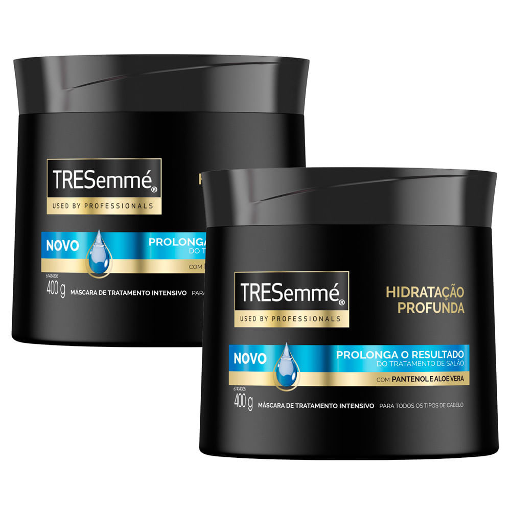 Kit 2 Máscara de Tratamento TRESemmé Pro-Hidratação Ativa 400g Kit 2 Máscara de Tratamento TRESemmé Pro-Hidratação Ativa 400g