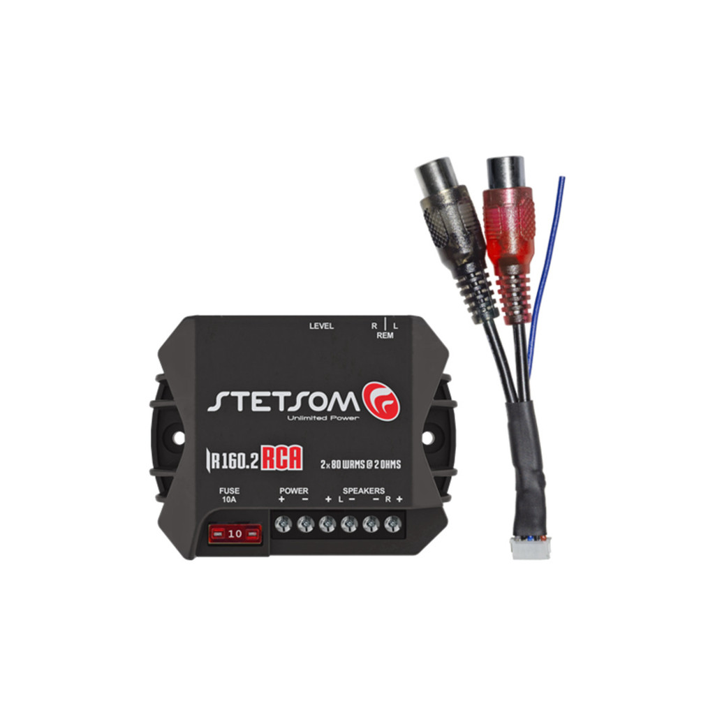 MODULO AMPLIFICADOR STETSOM IR 160 RCA 2 CANAIS POTENCIA 160W RMS MODULO AMPLIFICADOR STETSOM IR 160 RCA 2 CANAIS POTENCIA 160W RMS