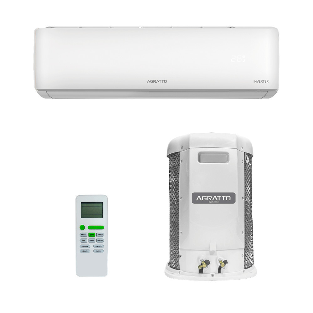 Ar Condicionado Split Hi Wall Agratto Liv Top Inverter 18.000 Btus Frio 220v R-32 Ar Condicionado Split Hi Wall Agratto Liv Top Inverter 18.000 Btus Frio 220v R-32