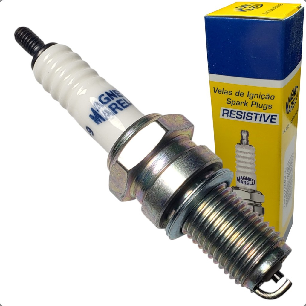 Vela de Ignição Magneti Marelli Dr8tcmm-9 Titan 125 Fan 125 05-08 Crf 230 Xt 600 Resistiva Vela de Ignição Magneti Marelli Dr8tcmm-9 Titan 125 Fan 125 05-08 Crf 230 Xt 600 Resistiva