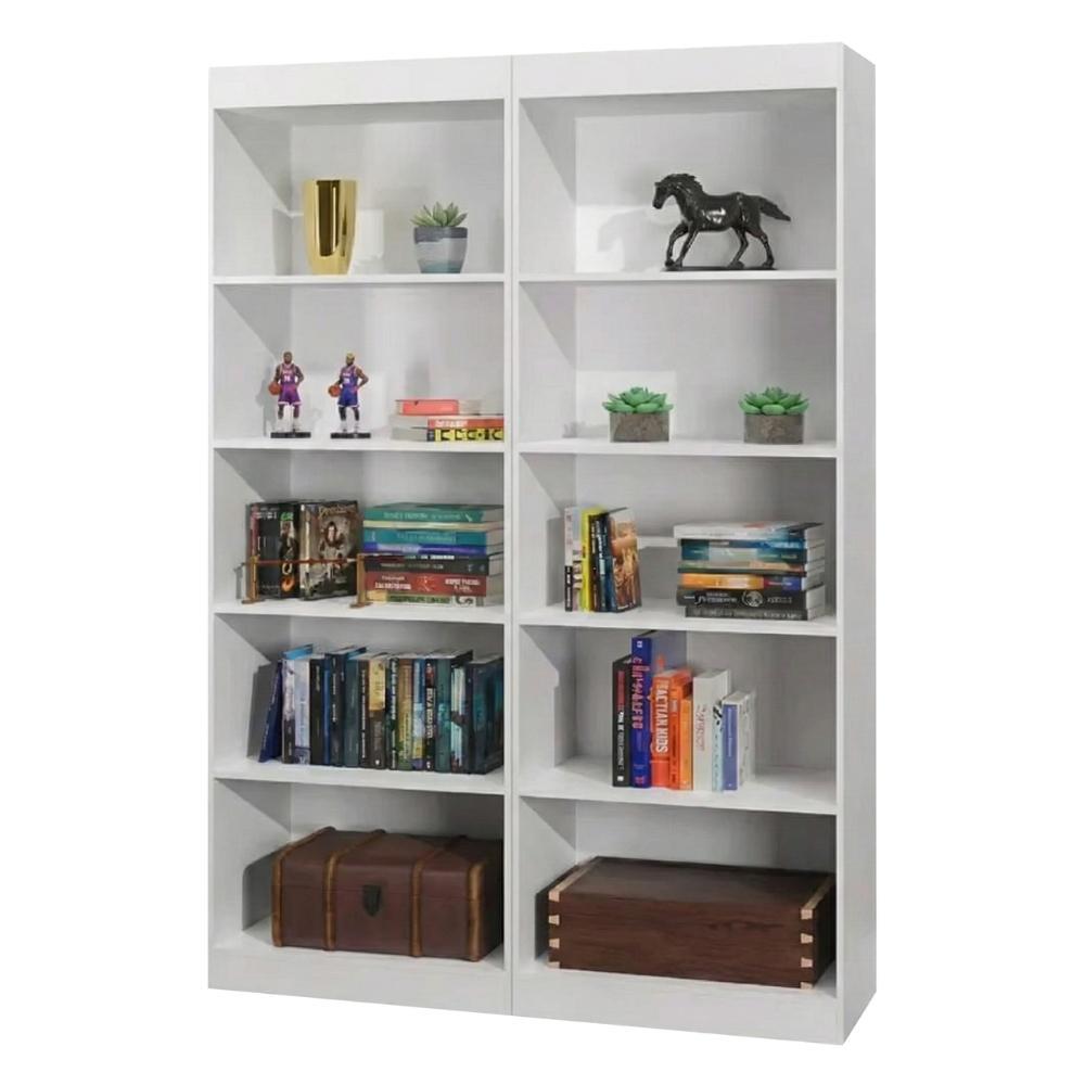 Estante Livreiro Multiuso 8 prateleiras 1,78m Office Branco J&A Estante Livreiro Multiuso 8 prateleiras 1,78m Office Branco J&A