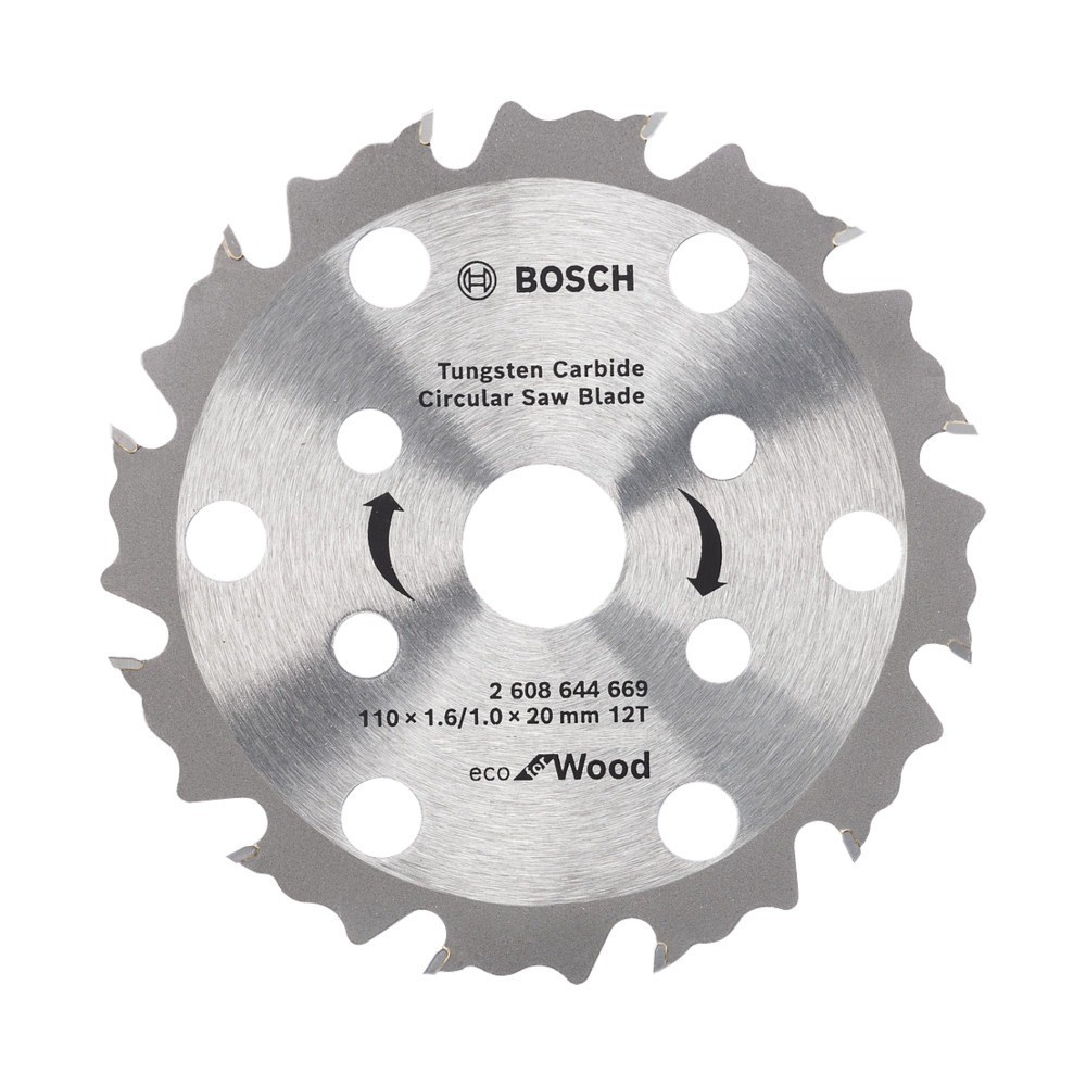 Disco de serra para madeira 110 x 20 mm com 12 dentes – Ecoline – Bosch Disco de serra para madeira 110 x 20 mm com 12 dentes – Ecoline – Bosch