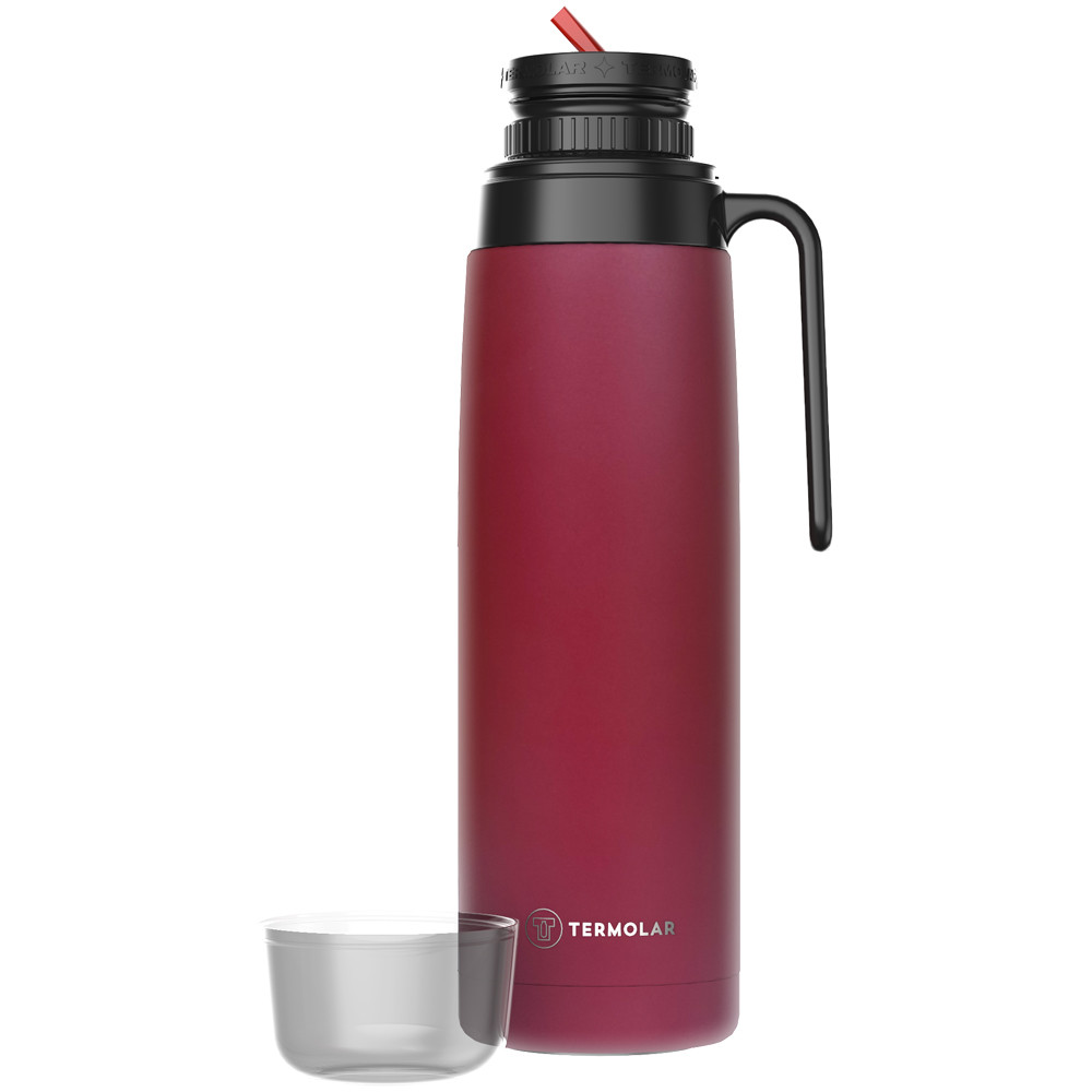 Garrafa Térmica 100% Inox R-Evolution 1 Litro Rosa Cafe Chá Ampola Inox Termolar Garrafa Térmica 100% Inox R-Evolution 1 Litro Rosa Cafe Chá Ampola Inox Termolar