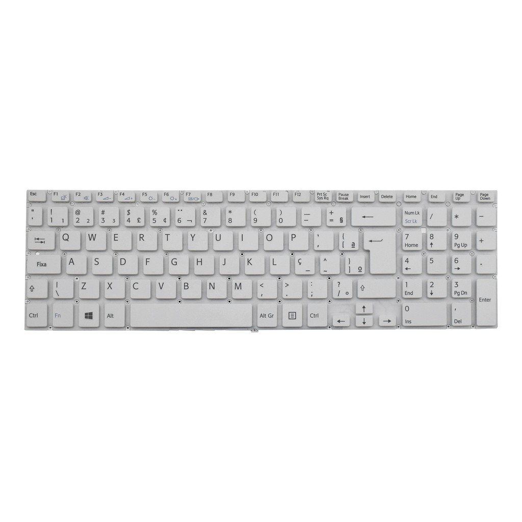 Teclado para Notebook Sony Vaio SVF-152C29X SVF1521A1E Teclado para Notebook Sony Vaio SVF-152C29X SVF1521A1E