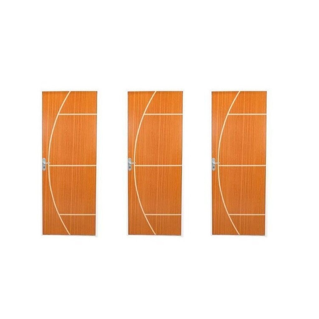 3 Kits Porta de Madeira Decorada 215x85cm com Batente de Aço 06cm Gaúcha 3 Kits Porta de Madeira Decorada 215x85cm com Batente de Aço 06cm Gaúcha