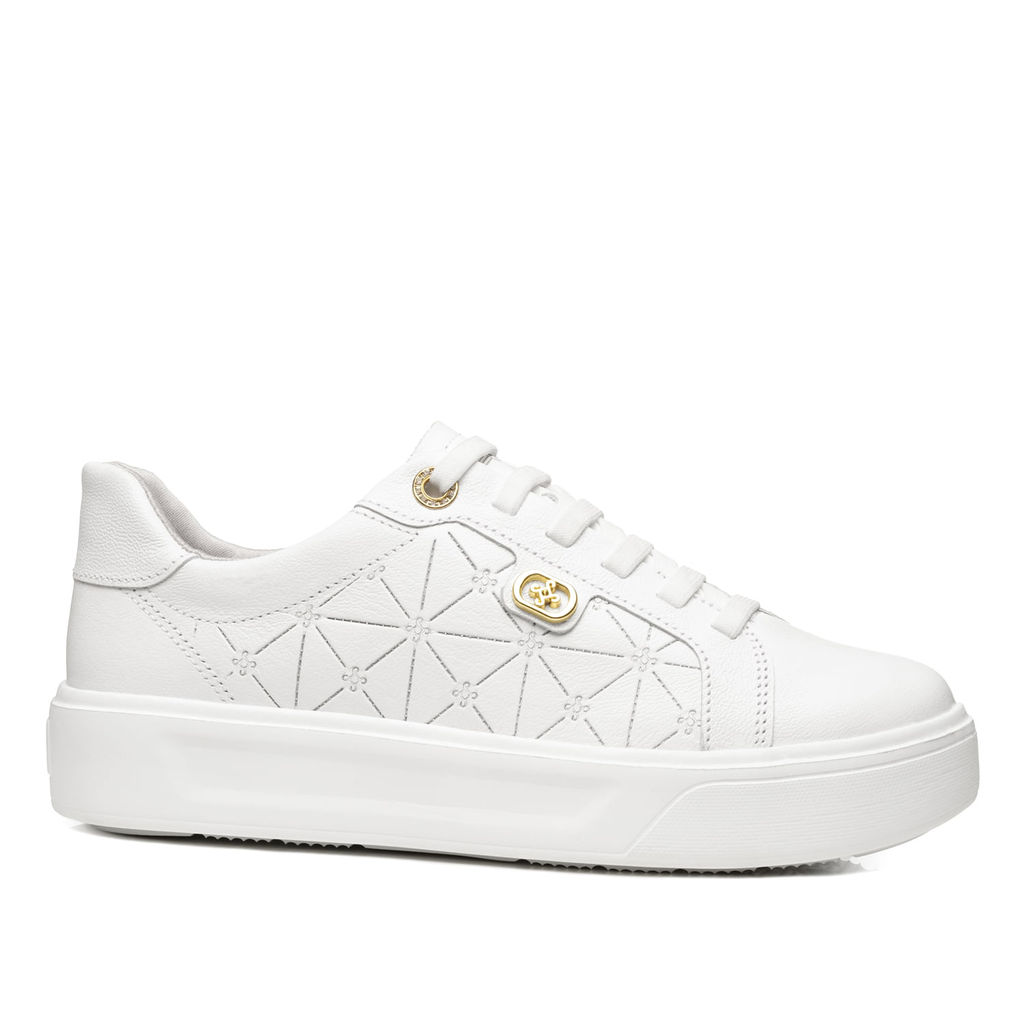 Tênis Pegada Feminino em Couro Branco 211227-01 Tênis Pegada Feminino em Couro Branco 211227-01