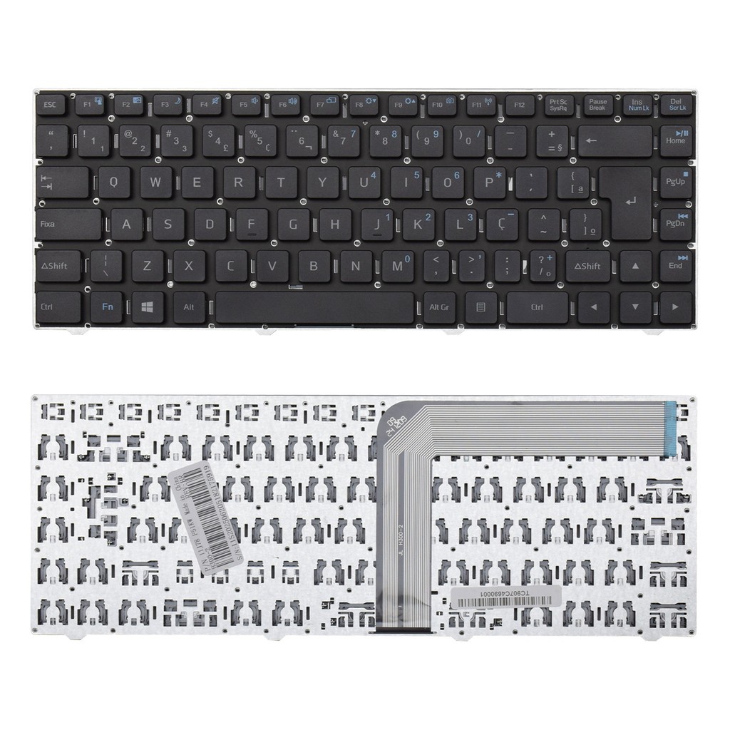 Teclado para Notebook Positivo Part Number MP-11J78PA-F5167 Teclado para Notebook Positivo Part Number MP-11J78PA-F5167