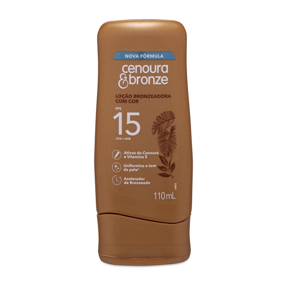 Protetor Solar Cenoura & Bronze Efeito Dourado FPS15 110ml – VENCIMENTO NOVEMBRO 2026 Protetor Solar Cenoura & Bronze Efeito Dourado FPS15 110ml – VENCIMENTO NOVEMBRO 2026