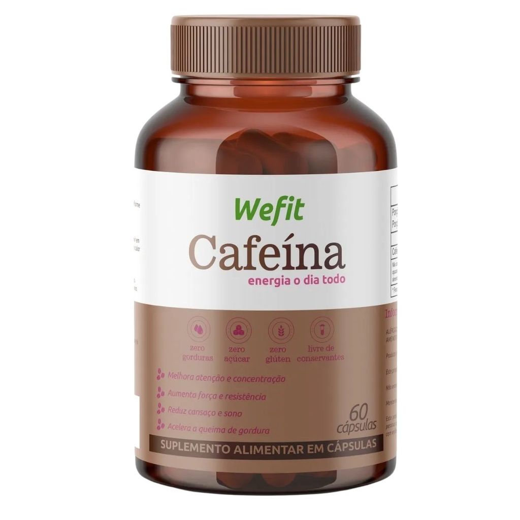 Cafeina 60 capsulas – WeFit Cafeina 60 capsulas – WeFit