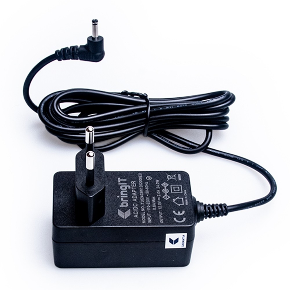 Fonte Carregador para Notebook Multilaser PC237 | 12 V 2 A 24 W Fonte Carregador para Notebook Multilaser PC237 | 12 V 2 A 24 W