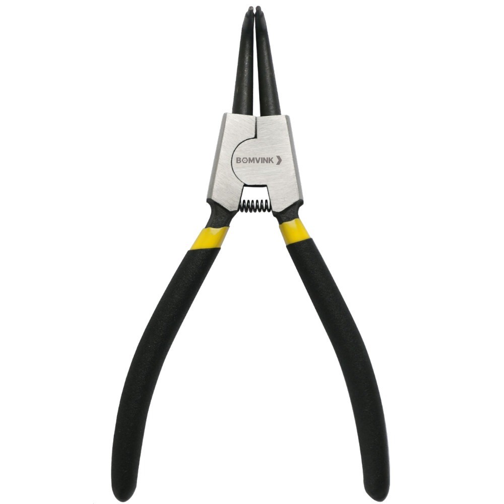 Alicate para anéis externo bico curvo 7″ – BOM-1615 Bomvink