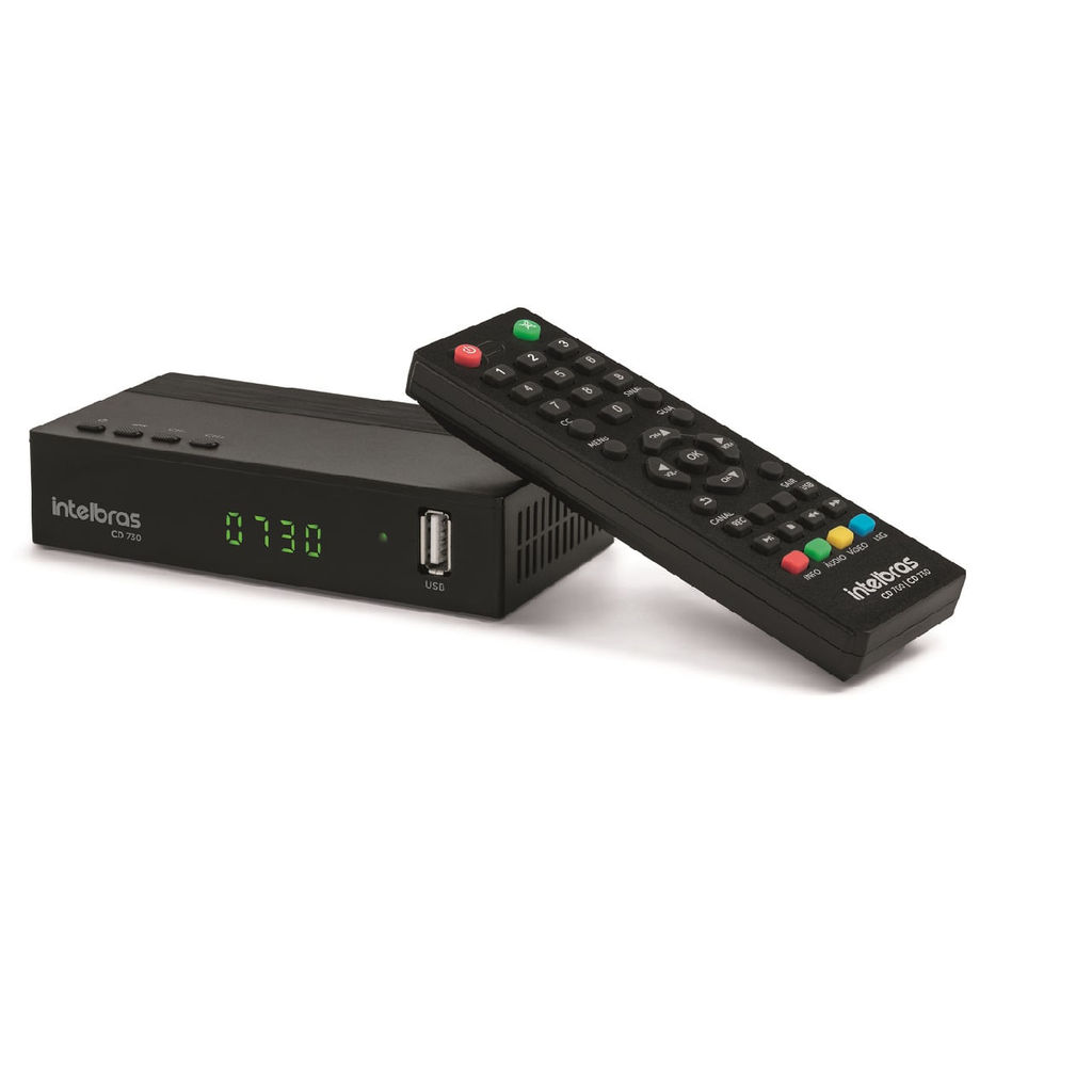 Conversor Digital de TV Intelbras com Gravador CD 730 Conversor Digital de TV Intelbras com Gravador CD 730