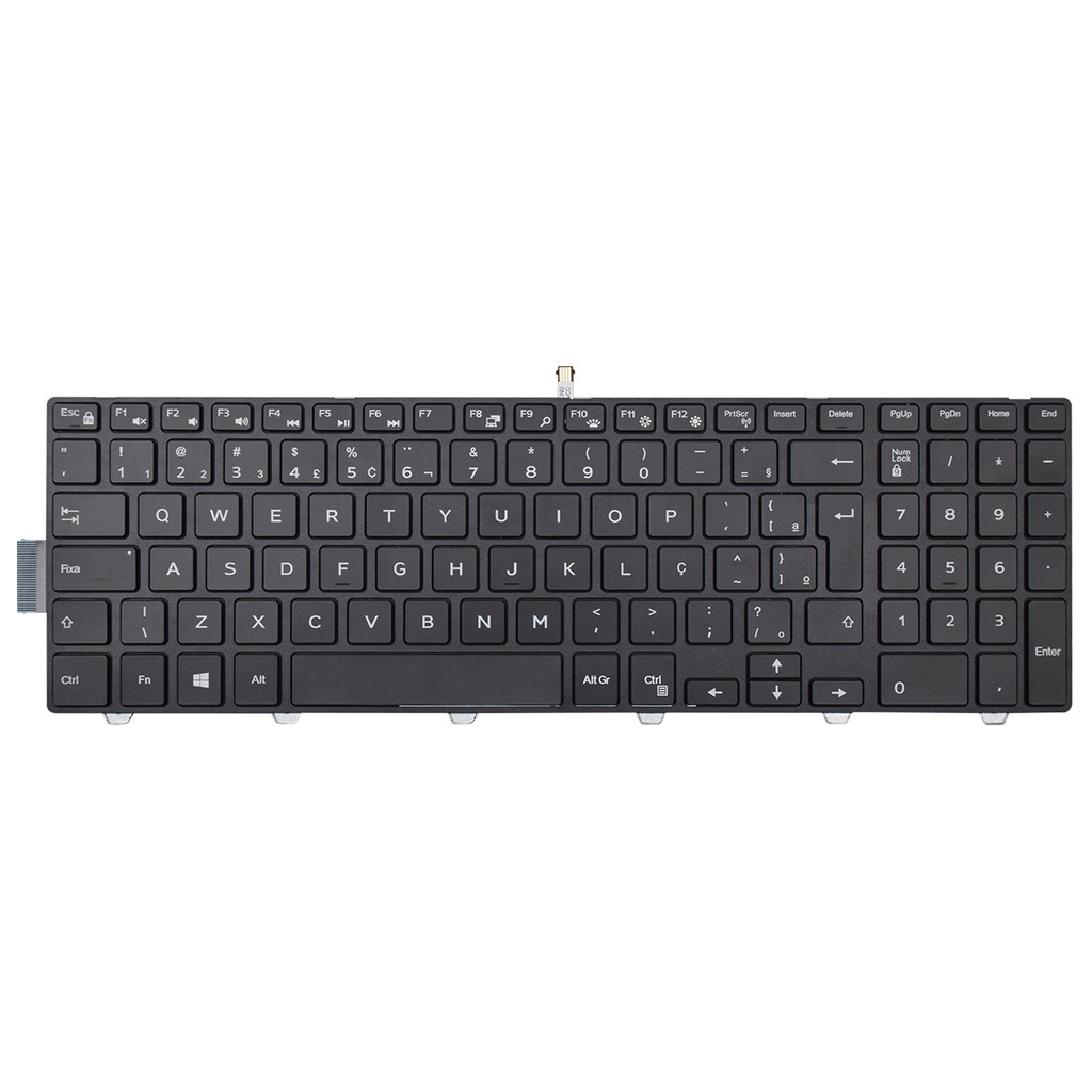 Teclado para Notebook Dell Part Number NSK-LR0BC 1B Com Iluminação Teclado para Notebook Dell Part Number NSK-LR0BC 1B Com Iluminação