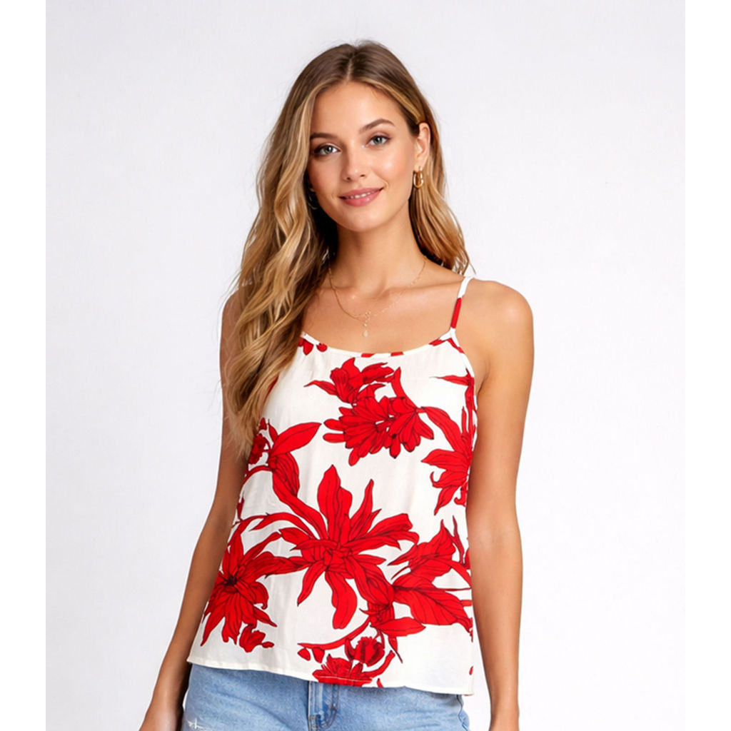 Blusa de Alça Tecido Viscose Infinita Cor Bege Blusa de Alça Tecido Viscose Infinita Cor Bege