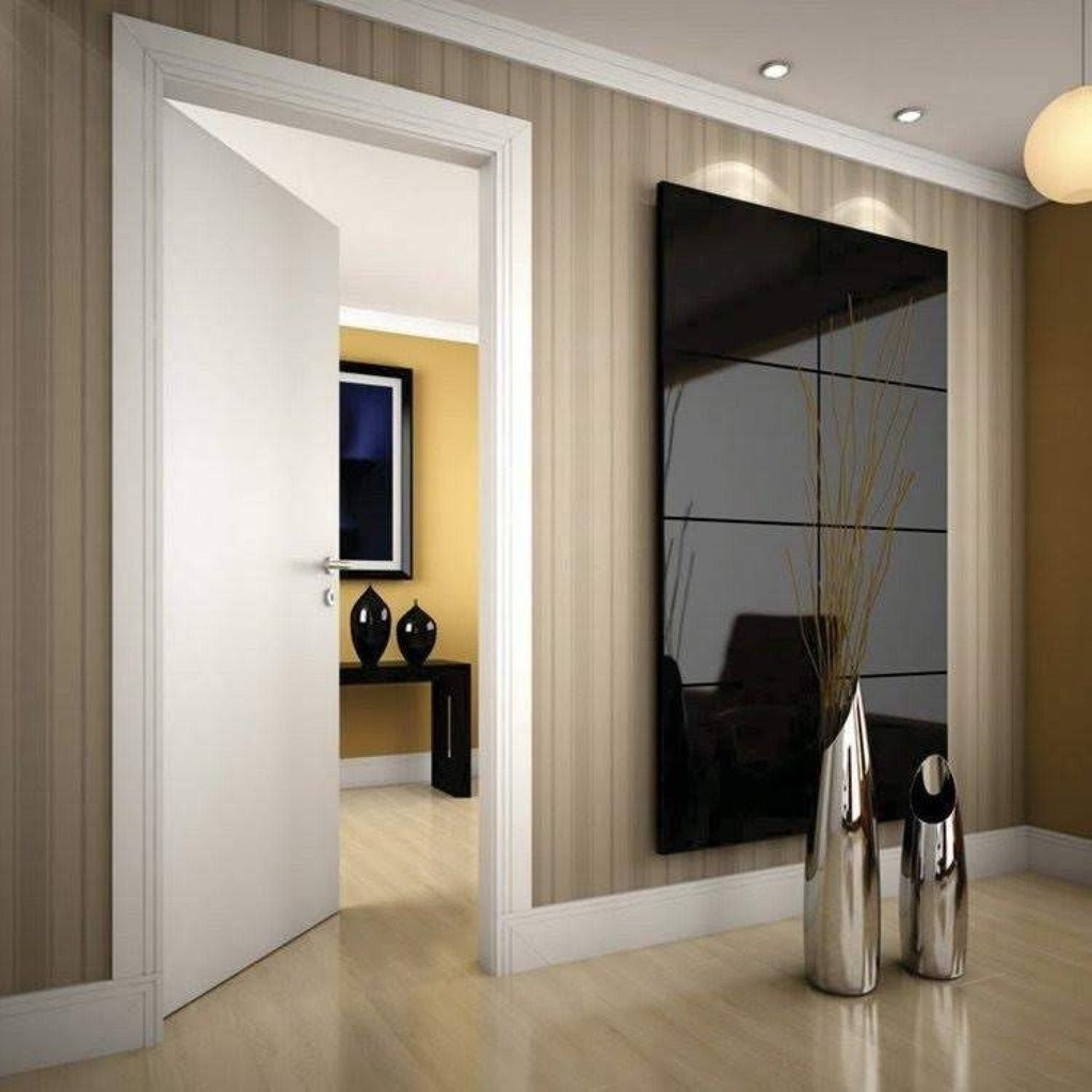Kit Porta de Madeira 210x70cm Lisa Primer Esquerda Moldufama Esquerda Kit Porta de Madeira 210x70cm Lisa Primer Esquerda Moldufama Esquerda