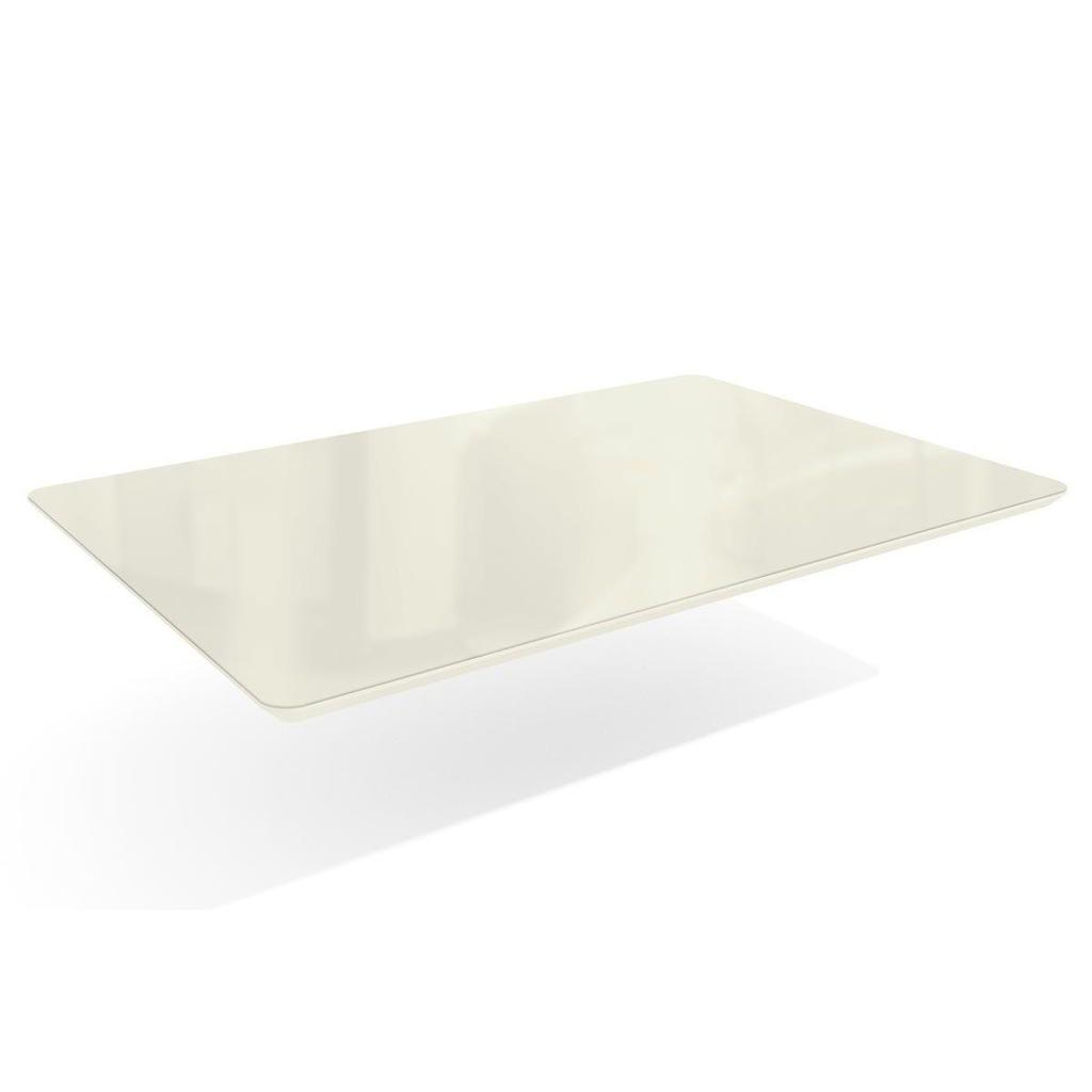 Tampo Mesa Sala de Jantar Madeirado c/Vidro TA31 Retangular 80x120cm Freijó/Off White – Kappesberg Tampo Mesa Sala de Jantar Madeirado c/Vidro TA31 Retangular 80x120cm Freijó/Off White – Kappesberg