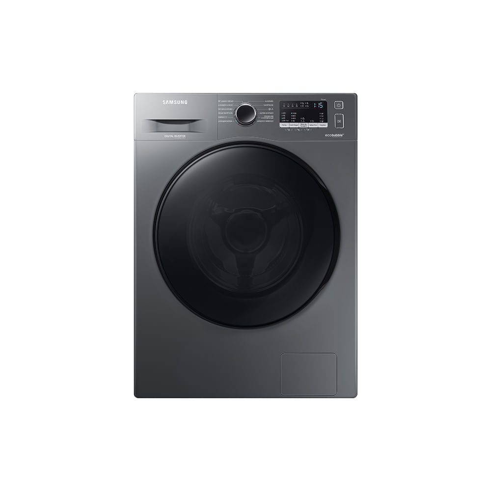 Lava e Seca Samsung WD11A com Ecobubble WD11A4453BX Inox Look 11/7kg Lava e Seca Samsung WD11A com Ecobubble WD11A4453BX Inox Look 11/7kg