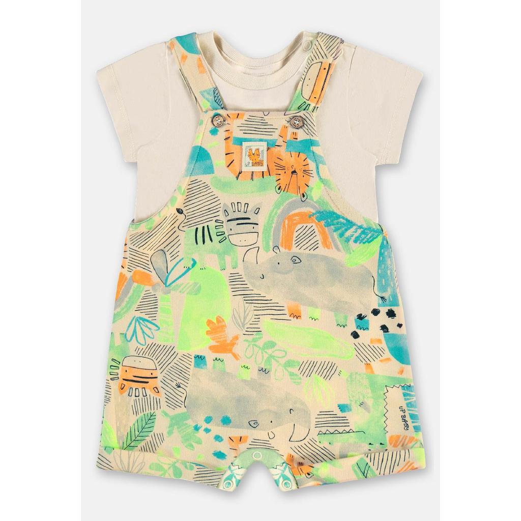 Conjunto Bebê com Jardineira e Body Up Baby Conjunto Bebê com Jardineira e Body Up Baby