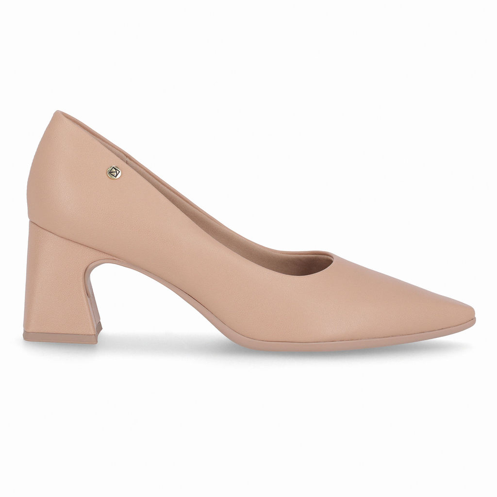 Scarpin Irene Salto Alto Nude Claro Scarpin Irene Salto Alto Nude Claro
