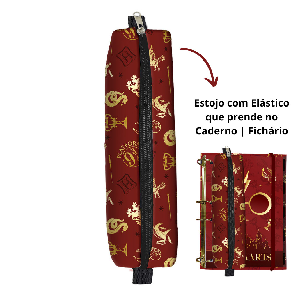 Estojo com Elástico Harry Potter – DAC Estojo com Elástico Harry Potter – DAC