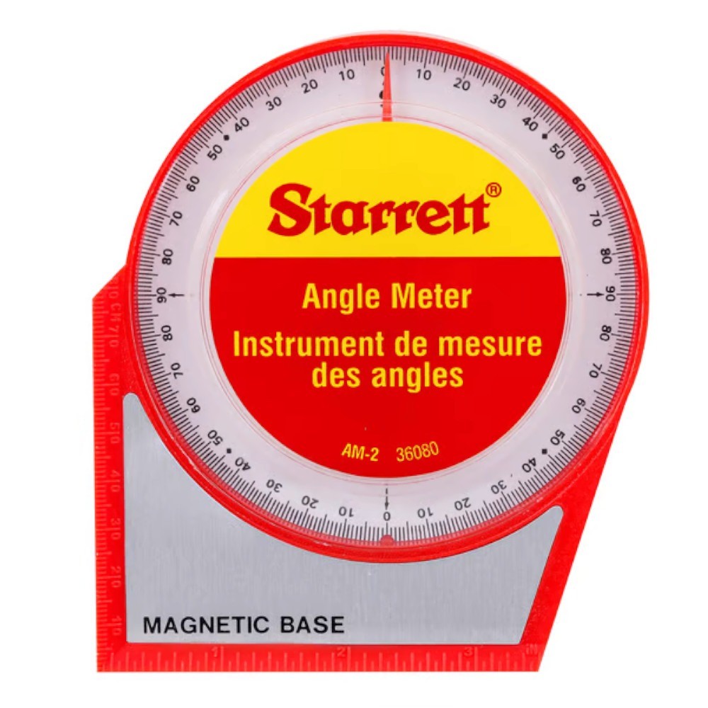 Medidor de ângulo para leitura de 0º a 90º – AM-02 – Starrett