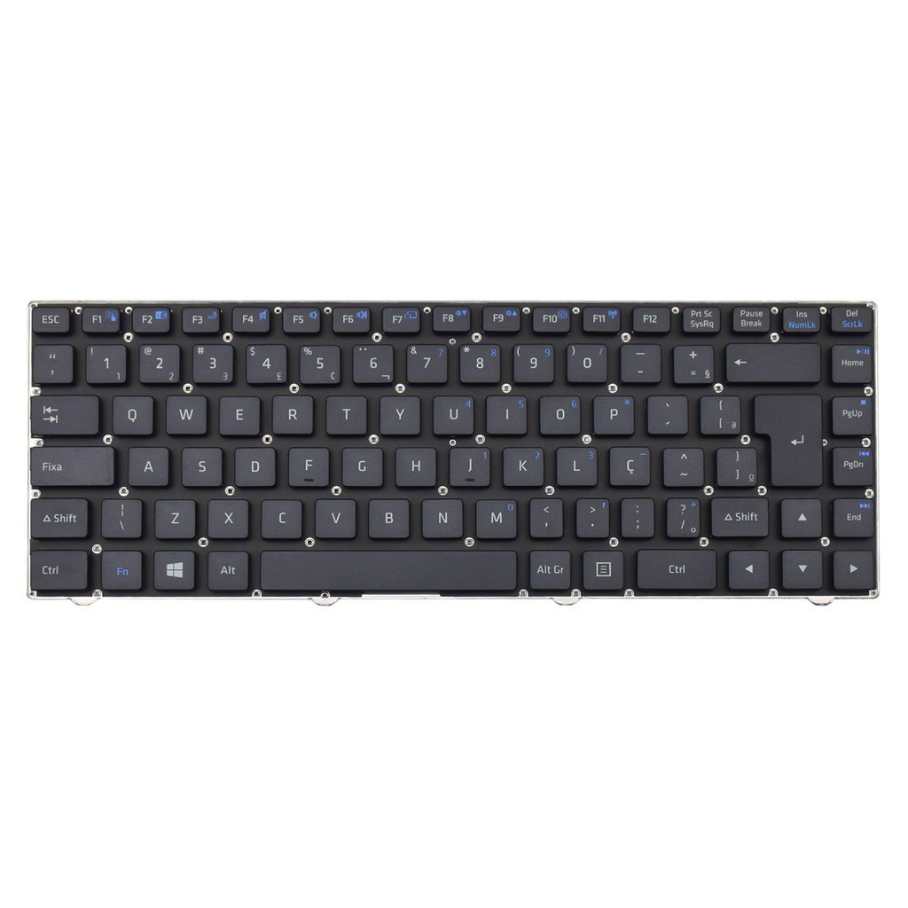 Teclado para Notebook Positivo Unique S2110 Sem Moldura Teclado para Notebook Positivo Unique S2110 Sem Moldura