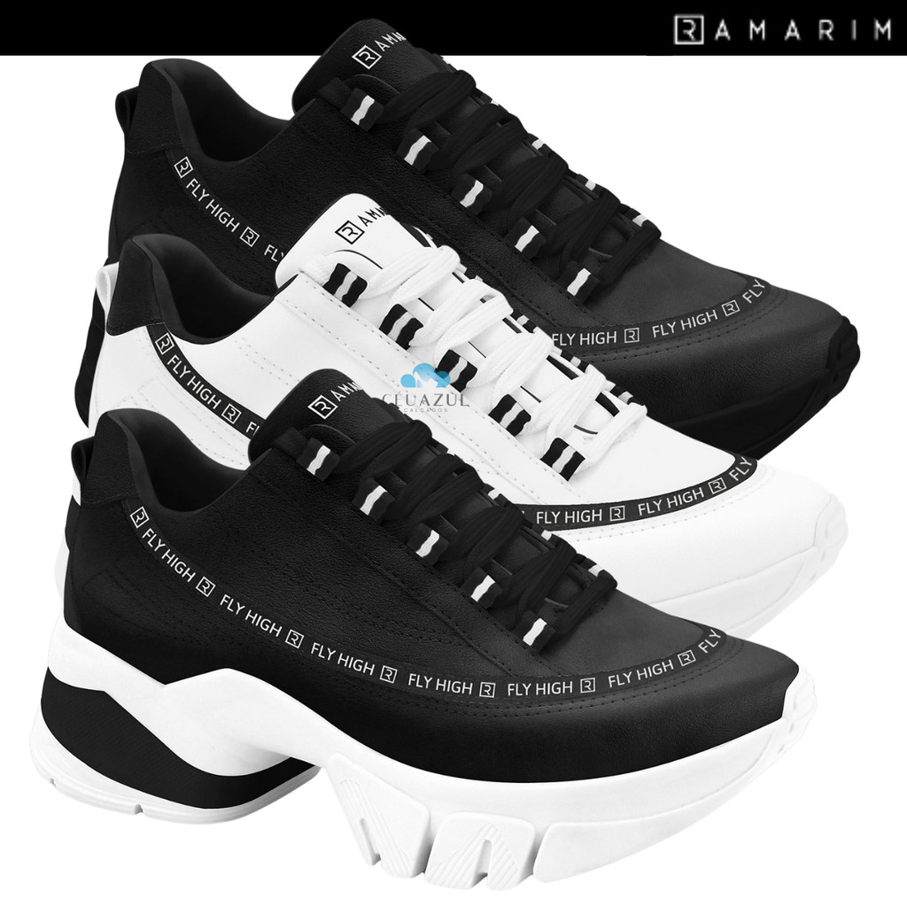Tênis Ramarim Feminino Chunky Plataforma Fly High Conforto Original Tênis Ramarim Feminino Chunky Plataforma Fly High Conforto Original