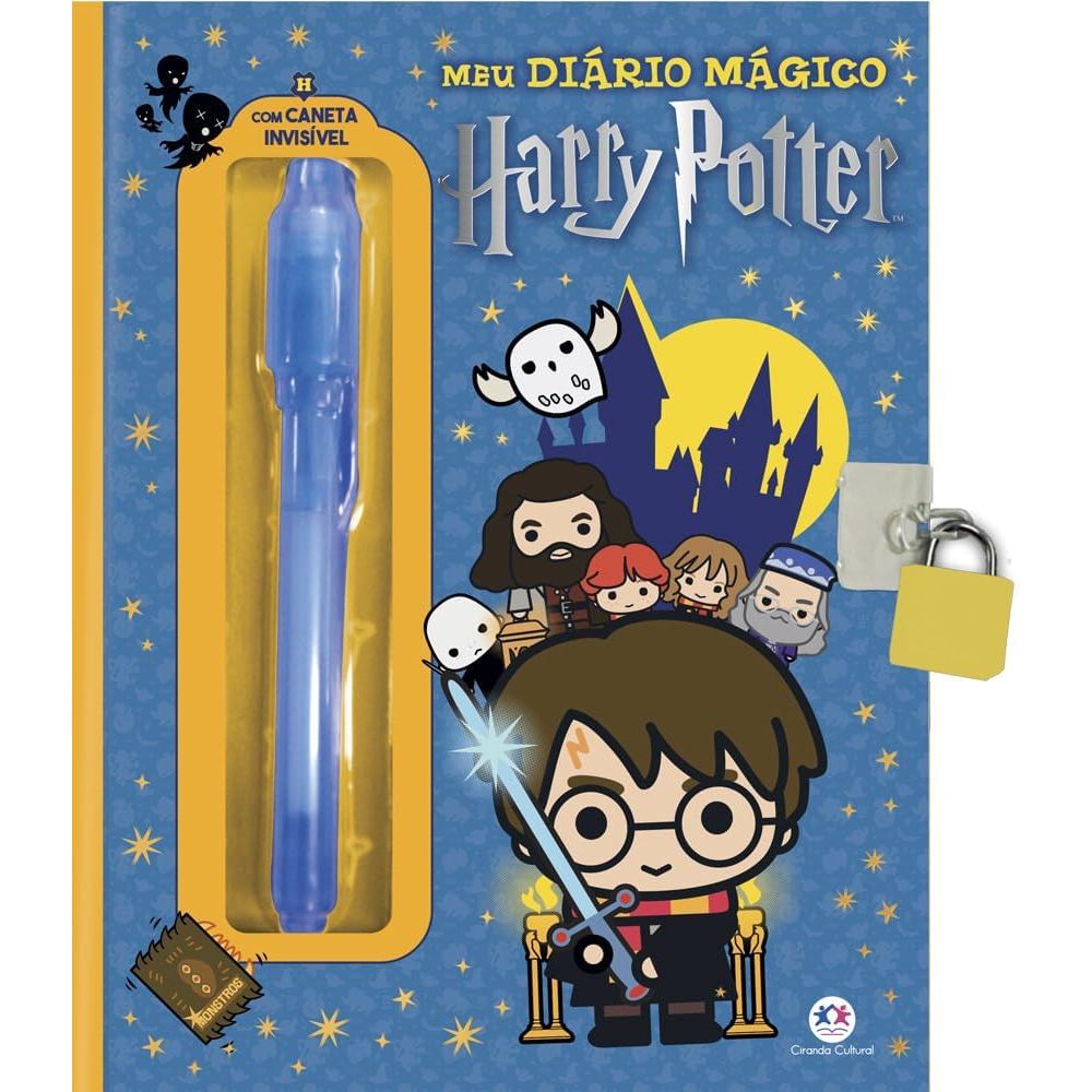Harry Potter | Meu livro Diário Mágico | Com Caneta Especial Harry Potter | Meu livro Diário Mágico | Com Caneta Especial