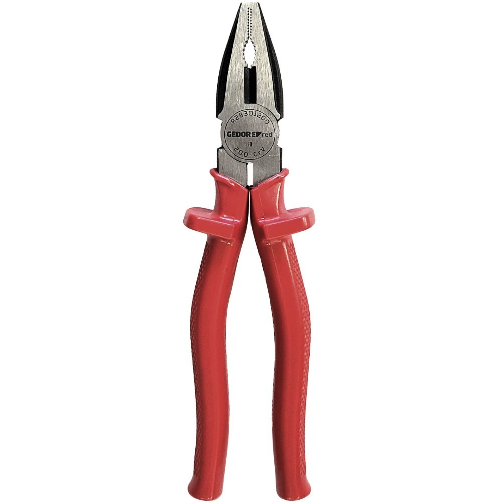 Alicate universal isolado 8″ aço cromo vanádio – R28301200 – Gedore Red Alicate universal isolado 8″ aço cromo vanádio – R28301200 – Gedore Red