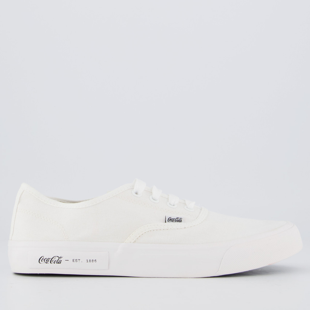 Tênis Coca Cola Kick Summer Feminino Branco Tênis Coca Cola Kick Summer Feminino Branco