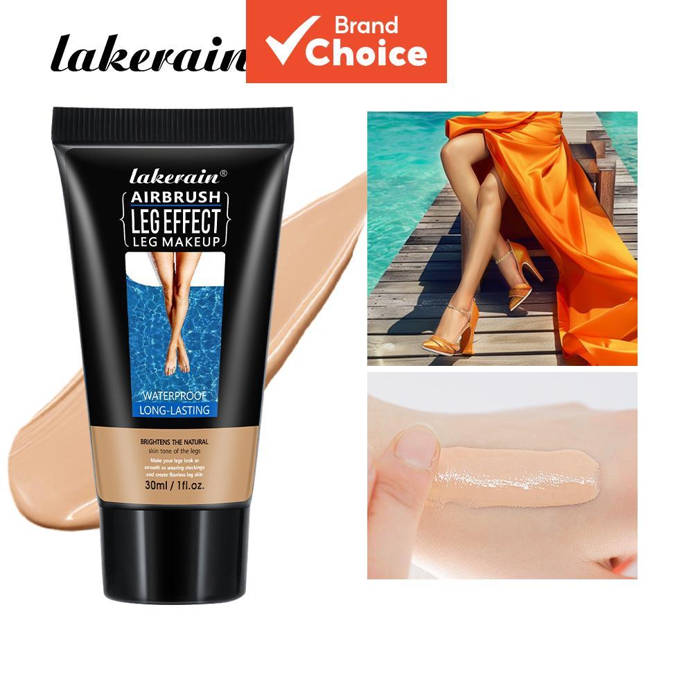 Lakerain Corretivo para Pernas Maquiagem Corporal Impermeável, Cobre Tatuagens, Tom Uniforme 30ml Lakerain Corretivo para Pernas Maquiagem Corporal Impermeável, Cobre Tatuagens, Tom Uniforme 30ml