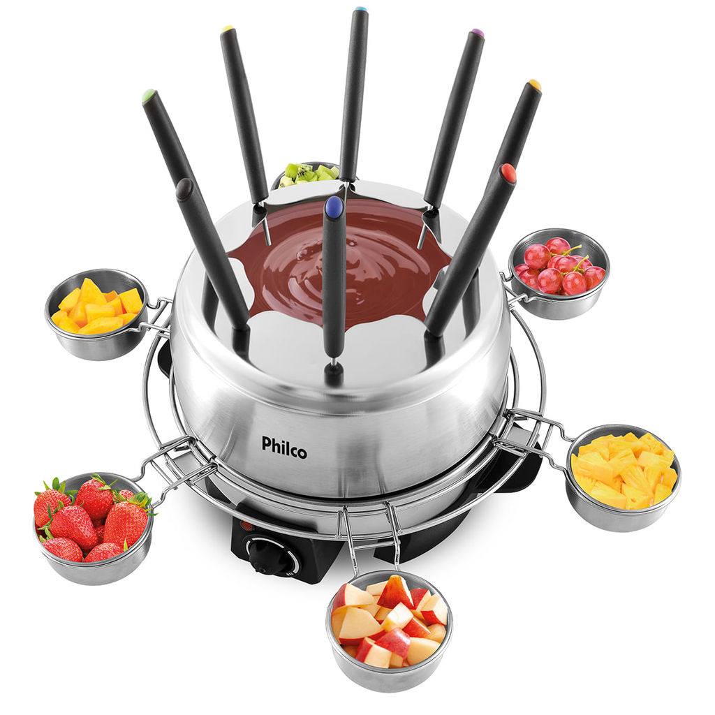 Panela de Fondue Philco PPE03I 8 Pessoas 2,3L Panela de Fondue Philco PPE03I 8 Pessoas 2,3L