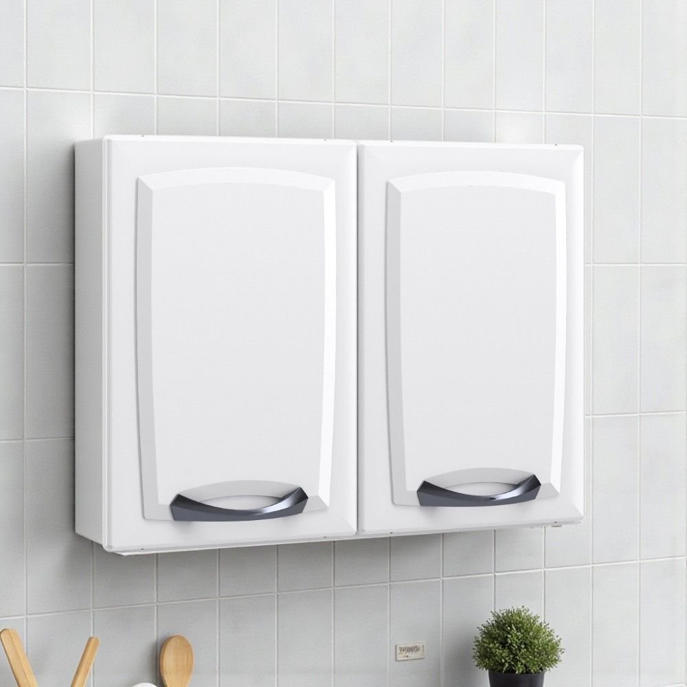 Armário de Cozinha em Aço 2 Portas 80cm New Premium Itatiaia Branco Armário de Cozinha em Aço 2 Portas 80cm New Premium Itatiaia Branco