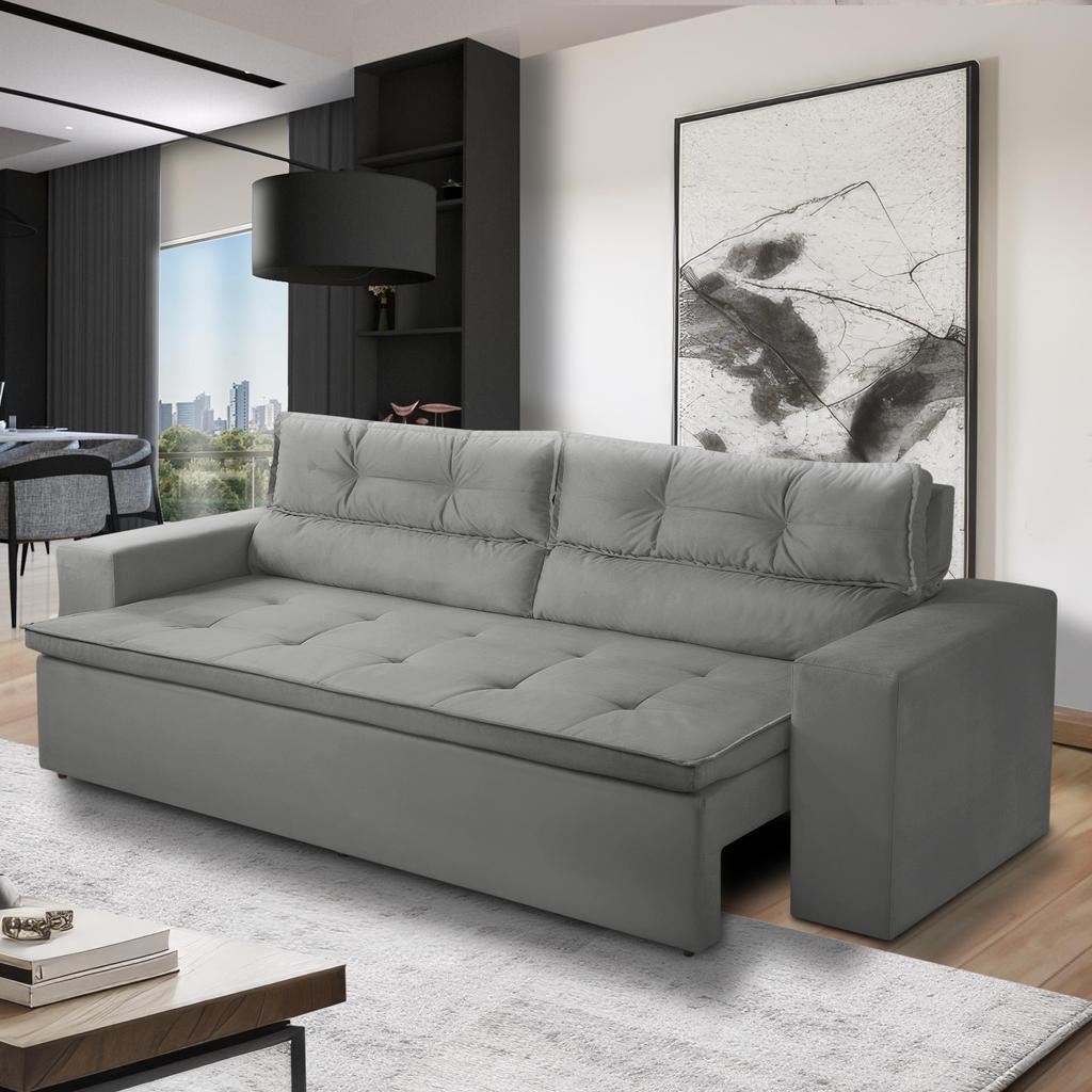 Sofá Retrátil e Reclinável 2 lugares com Molas 1,50m Vegas Suede Adonai Estofados Sofá Retrátil e Reclinável 2 lugares com Molas 1,50m Vegas Suede Adonai Estofados