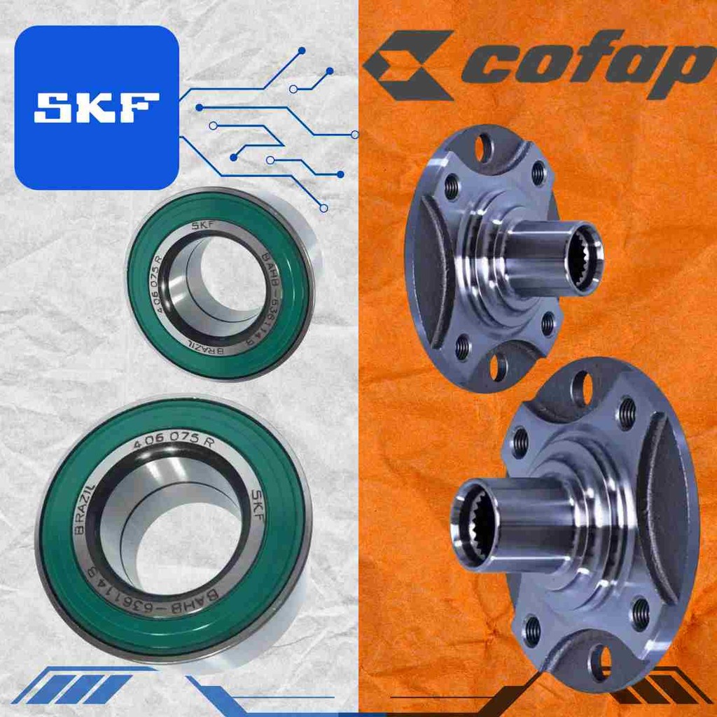 Par Cubo Roda Dianteiro Celta Corsa Classic Prisma Agile Sem ABS Original Cofap Rolamento SKF Par Cubo Roda Dianteiro Celta Corsa Classic Prisma Agile Sem ABS Original Cofap Rolamento SKF