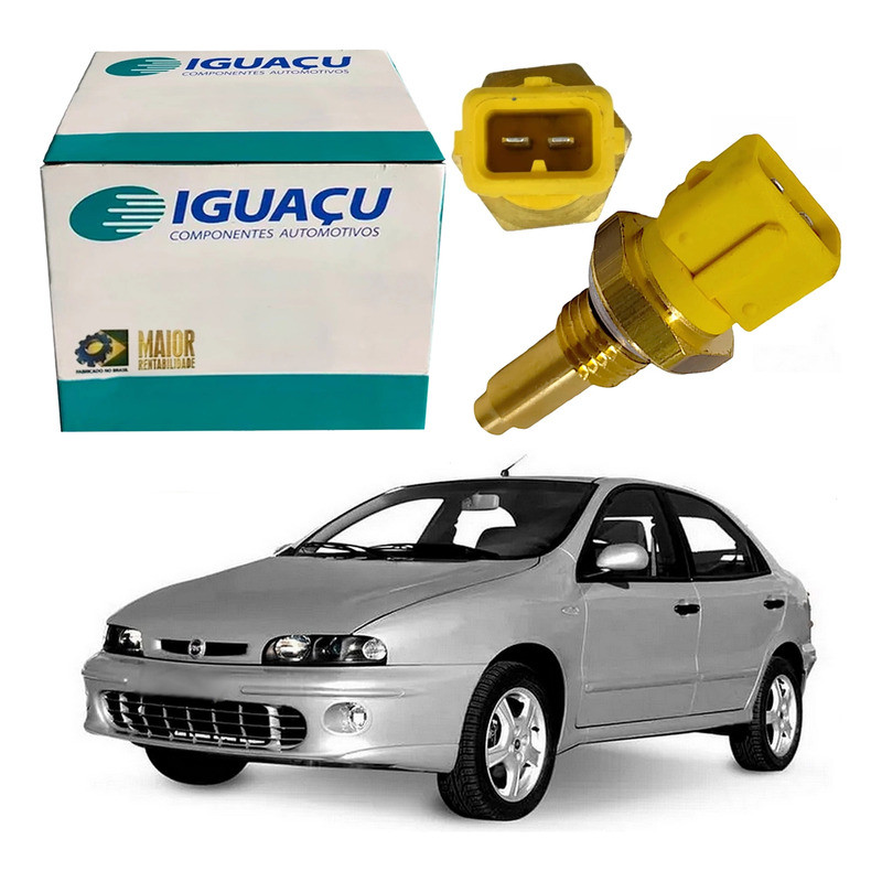 Sensor Temperatura Agua Brava 1.6 16v Com A/c 1999 A 2003 Sensor Temperatura Agua Brava 1.6 16v Com A/c 1999 A 2003