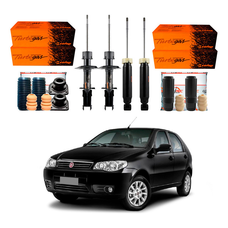 Amortecedor Dianteiro Traseiro Fiat Palio 1.0 2004 A 2016 Amortecedor Dianteiro Traseiro Fiat Palio 1.0 2004 A 2016