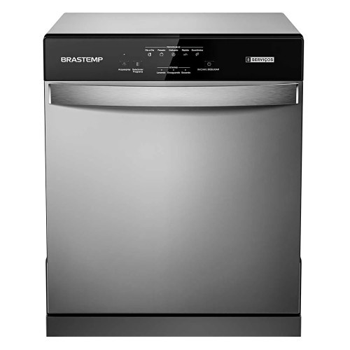 Lava Louças Brastemp BLF08BS 8 Serviços Compacta com Ciclo Pesado Lava Louças Brastemp BLF08BS 8 Serviços Compacta com Ciclo Pesado