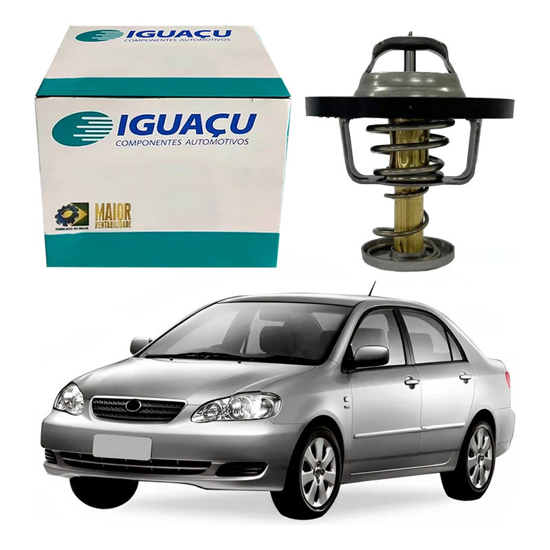 Valvula Termostatica Iguaçu Corolla 1.6 1.8 2003 A 2008 Valvula Termostatica Iguaçu Corolla 1.6 1.8 2003 A 2008
