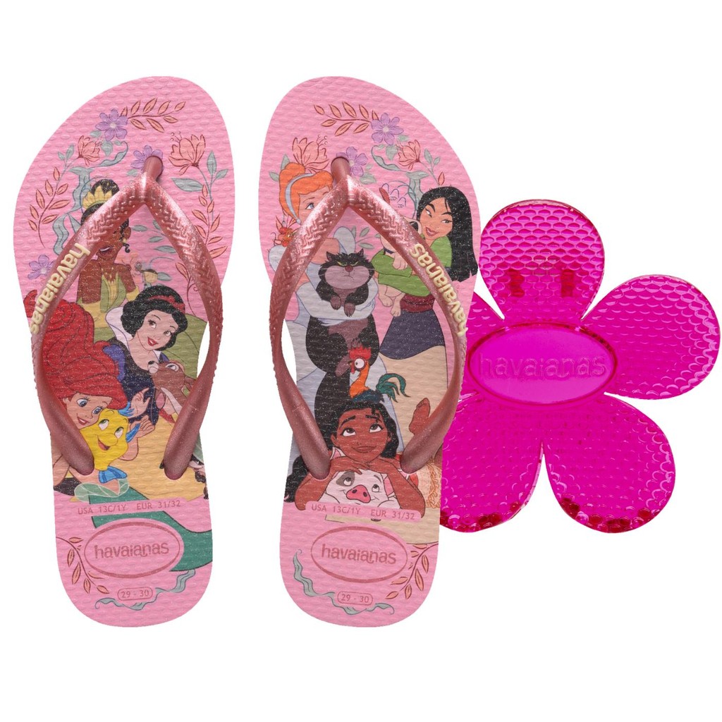 Kit Havaianas – Disney Princesas + Presilha de Cabelo Kit Havaianas – Disney Princesas + Presilha de Cabelo