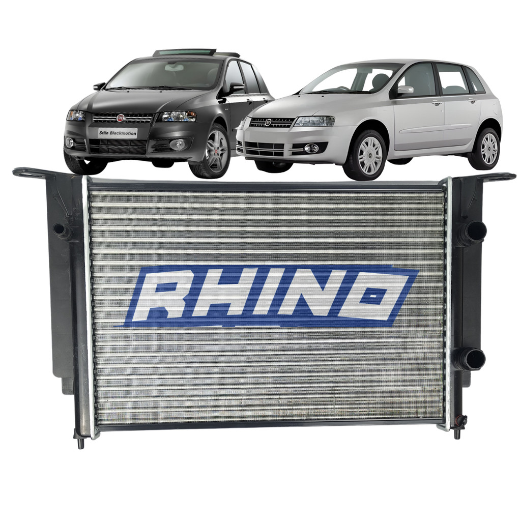 RADIADOR FIAT STILO 1.8 2.4 2003 A 2012 COM AR (RH2546E) RADIADOR FIAT STILO 1.8 2.4 2003 A 2012 COM AR (RH2546E)