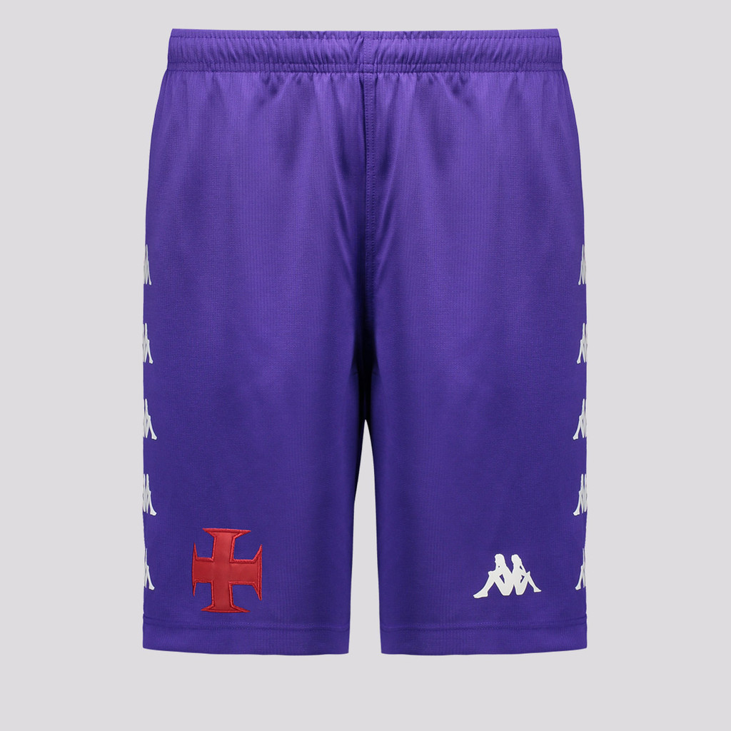 Calção Kappa Vasco Goleiro 2025 Roxo Calção Kappa Vasco Goleiro 2025 Roxo
