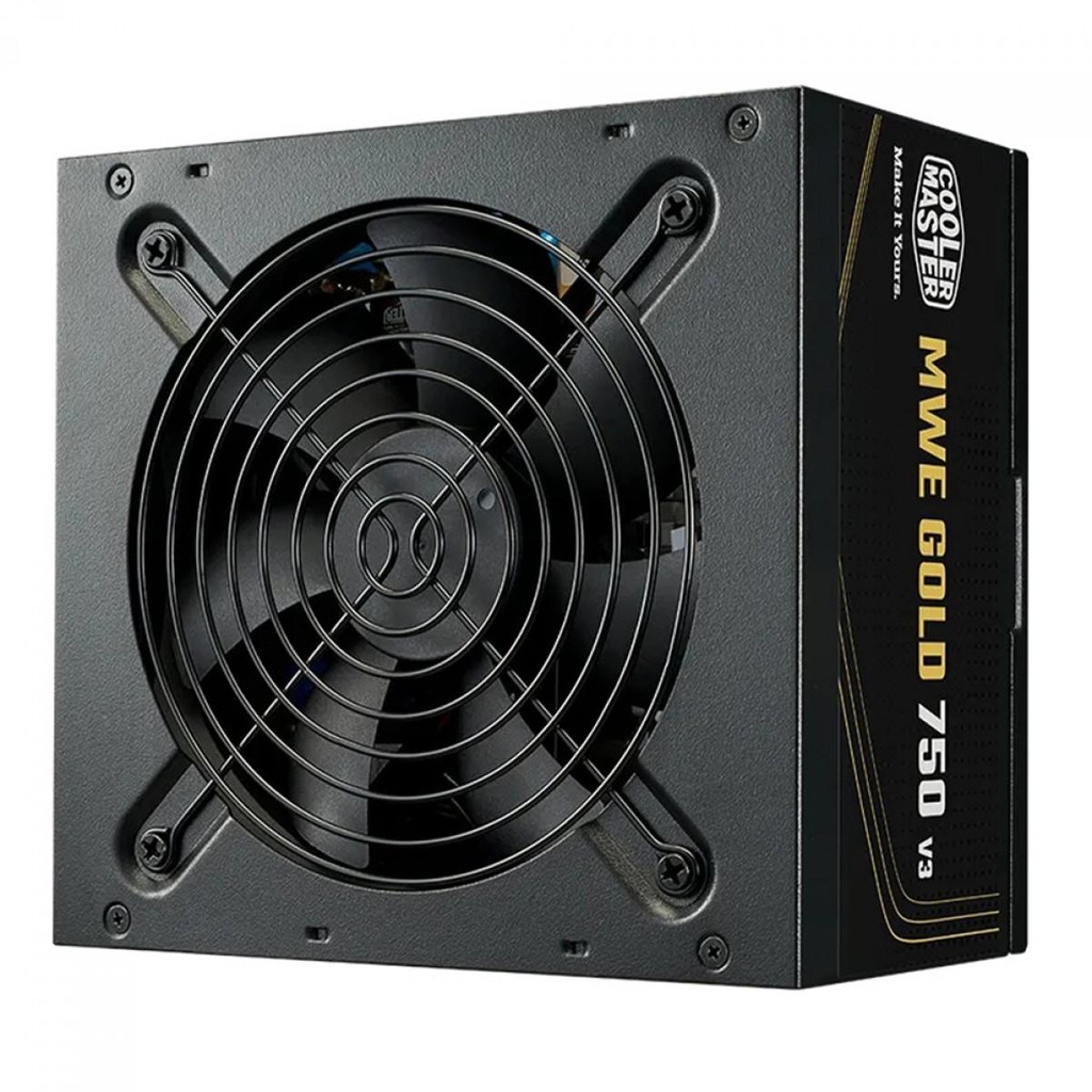 Fonte Cooler Master MWE Gold 750 V3, 750W, 80 Plus Gold Fonte Cooler Master MWE Gold 750 V3, 750W, 80 Plus Gold