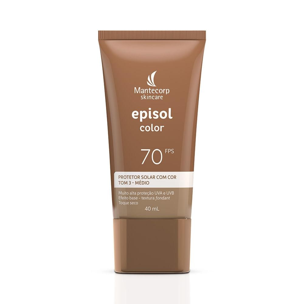 EPISOL COLOR PROTETOR SOLAR 40ML FPS70 TOM 3 MEDIO EPISOL COLOR PROTETOR SOLAR 40ML FPS70 TOM 3 MEDIO
